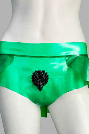 Hauptfarbe = 4D Translucent Greenl | Farbe Ornament = Black