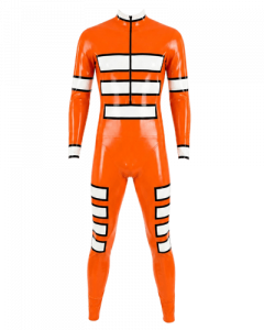 Latex Ganzanzug STRIPE